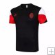 Camiseta de Entrenamiento AC Milan 2021/2022 Negro Blanco Rojo