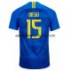 Camiseta de Diego la Selección de Brasil 2ª Equipación 2018