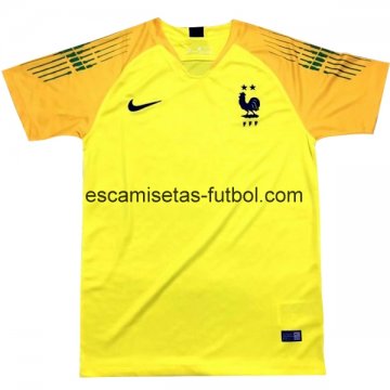 Camiseta Portero de la Selección de Francia Amarillo 2018