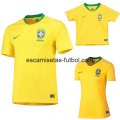 Camiseta de la Selección (Mujer+Ninos) de Brasil 1ª Equipación 2018