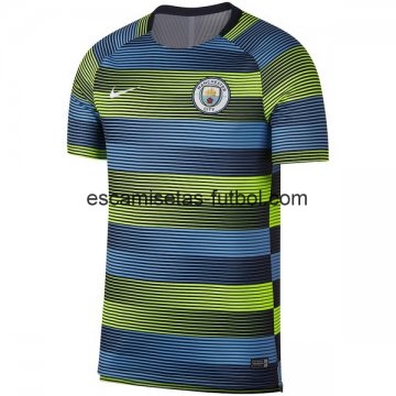 Camiseta de Entrenamiento Manchester City 2018/2019 Azul Verde