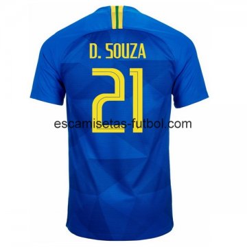 Camiseta de Souza la Selección de Brasil 2ª Equipación 2018