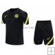 Camiseta de Entrenamiento Conjunto Completo Chelsea 2021/2022 Negro Amarillo