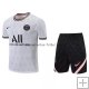 Camiseta de Entrenamiento Conjunto Completo Paris Saint Germain 2021/2022 Blanco Negro