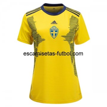 Camiseta de la Selección Mujer de Suecia 1ª 2019