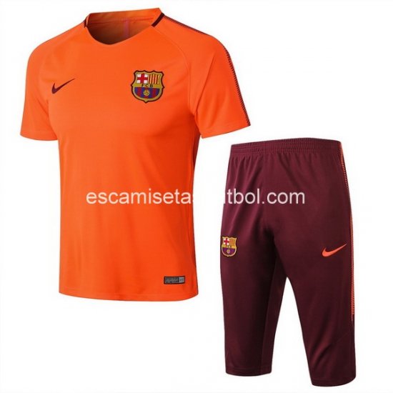 Camiseta de Entrenamiento Conjunto Completo Barcelona 2018/2019 Naranja - Haga un click en la imagen para cerrar