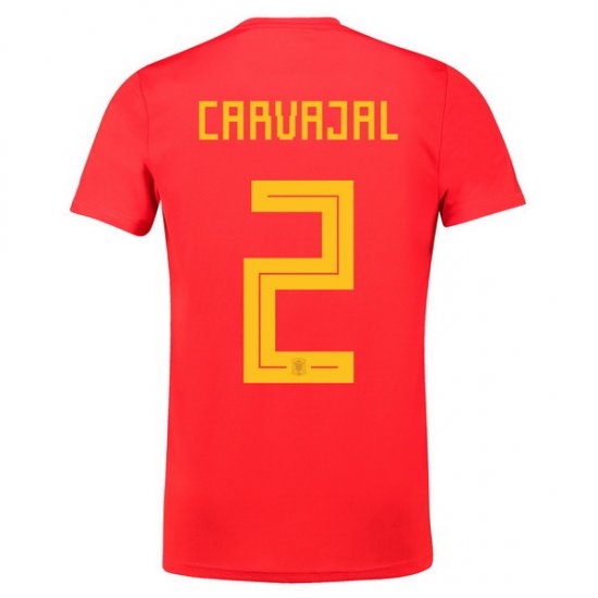 Camiseta de Carvajal la Selección de Espana 1ª 2018 - Haga un click en la imagen para cerrar