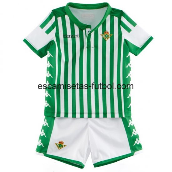 Camiseta Conjunto Completo del Real Betis 1ª Niño 2019/2020 - Haga un click en la imagen para cerrar