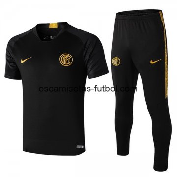 Camiseta de Entrenamiento Conjunto Completo Inter Milan 2019/2020 Negro