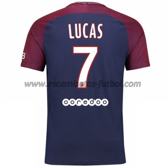Camiseta del Lucas Paris Saint Germain 1ª Equipación 17/18 - Haga un click en la imagen para cerrar