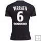 Camiseta del Verratti Paris Saint Germain 3ª Equipación 17/18