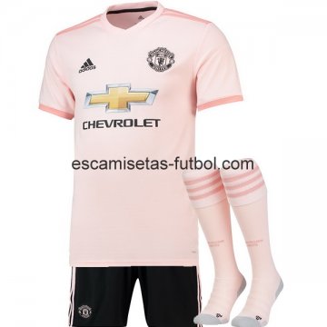 Camiseta del Manchester United 2ª (Pantalones+Calcetines) Equipación 2018/2019