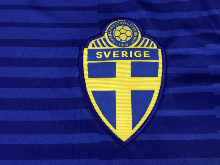 Tailandia Camiseta de la Selección de Suecia 2ª 2018 - Haga un click en la imagen para cerrar