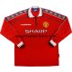Camiseta del Manchester United 1ª Equipación Retro Manga Larga 1998/1999