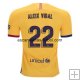 Camiseta del Aleix Vidal Barcelona 2ª Equipación 2019/2020