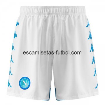 Tailandia Camiseta del Pantalones Napoli 1ª Blanco Equipación 2018/2019