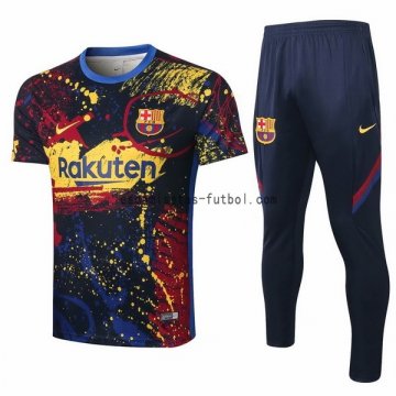 Camiseta de Entrenamiento Conjunto Completo Barcelona 2020/2021 Amarillo