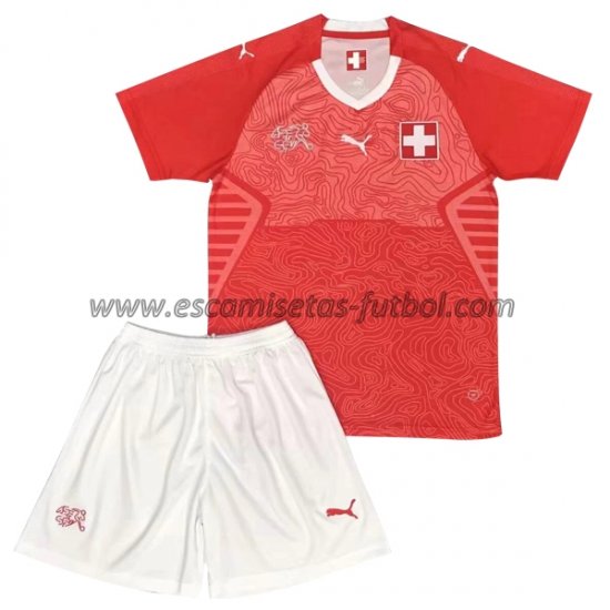 Camiseta seleccion de Suiza 1ª Nino Conjunto Completo 2018 - Haga un click en la imagen para cerrar