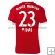 Camiseta del Vidal Bayern Munich 1ª Equipación 2017/2018