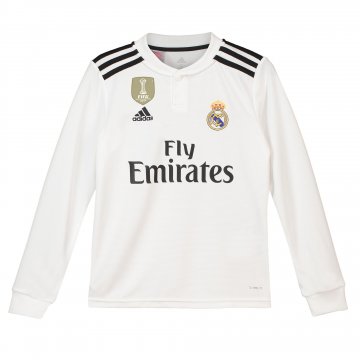 Camiseta del Real Madrid 1ª Nino 2018/2019 ML