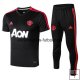 Camiseta de Entrenamiento Conjunto Completo Manchester United 2018/2019 Negro Rojo