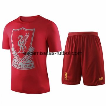 Camiseta de Entrenamiento Conjunto Completo Liverpool 2019/2020 Rojo