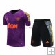 Camiseta de Entrenamiento Conjunto Completo Manchester United 2020/2021 Purpura