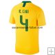 Camiseta de R.Caio la Selección de Brasil 1ª Equipación 2018