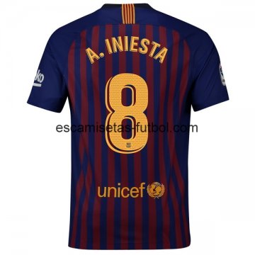 Camiseta del A.Iniesta Barcelona 1ª Equipación 2018/2019