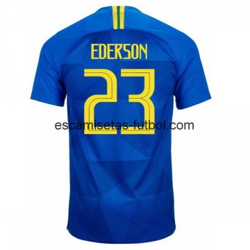 Camiseta de Ederson la Selección de Brasil 2ª Equipación 2018