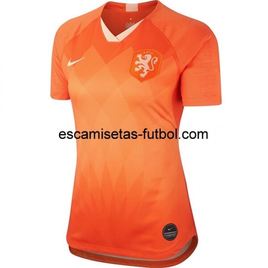 Camiseta de la Selección Mujer de Holanda 1ª 2019 - Haga un click en la imagen para cerrar