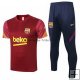 Camiseta de Entrenamiento Conjunto Completo Barcelona 2020/2021 Rojo Amarillo