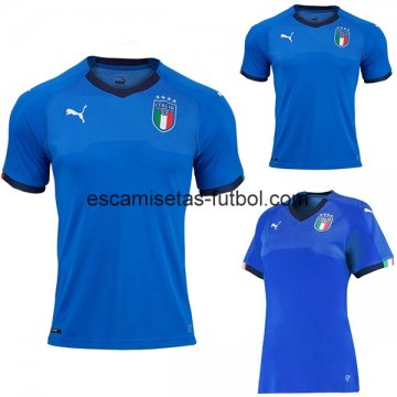 Camiseta de la Selección (Mujer+Ninos) de Italia 1ª 2018