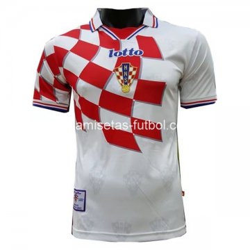 Retro Camiseta de la Selección de Croacia 1ª 1998