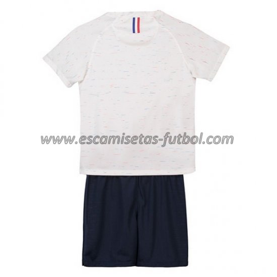 Camiseta seleccion de Francia 2ª Conjunto De Nino 2018 - Haga un click en la imagen para cerrar