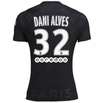 Camiseta del Dani Alves Paris Saint Germain 3ª Equipación 17/18