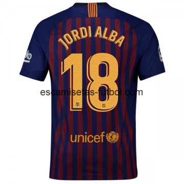 Camiseta del Jordi Alba Barcelona 1ª Equipación 2018/2019