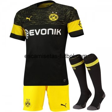 Camiseta del Borussia Dortmund 2ª (Pantalones+Calcetines) Equipación 2018/2019