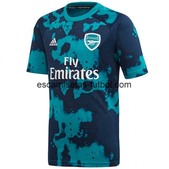 Camiseta de Entrenamiento Arsenal 2019/2020 Azul Verde - Haga un click en la imagen para cerrar