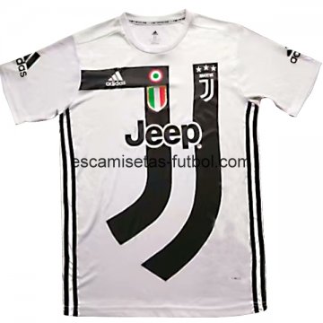 Camiseta de Entrenamiento Juventus 2018/2019 Blanco Negro