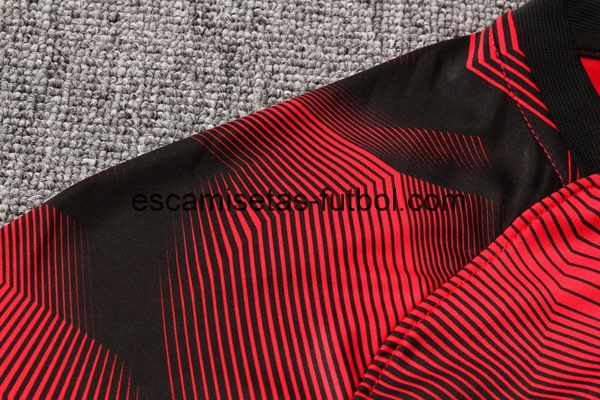 Camiseta de Entrenamiento Conjunto Completo Arsenal 2018/2019 Rojo Negro - Haga un click en la imagen para cerrar