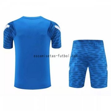 Camiseta de Entrenamiento Conjunto Completo Barcelona 2021/2022 Azul