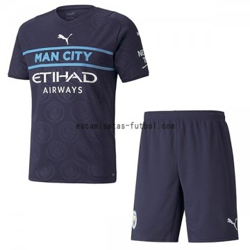 Camiseta del 3ª Equipación Niños Manchester City 2021/2022