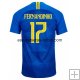 Camiseta de Fernandinho la Selección de Brasil 2ª Equipación 2018