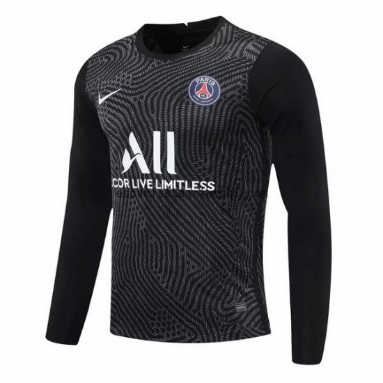 Tailandia Camiseta del Portero Paris Saint Germain 2020/2021 ML Negro - Haga un click en la imagen para cerrar