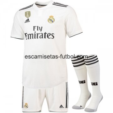 Camiseta del Real Madrid 1ª (Pantalones+Calcetines) Equipación 2018/2019