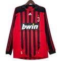 1ª Camiseta del Manga Larga AC Milan Retro 2007/2008