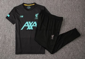 Camiseta de Entrenamiento Conjunto Completo Liverpool 2019/2020 Verde Negro