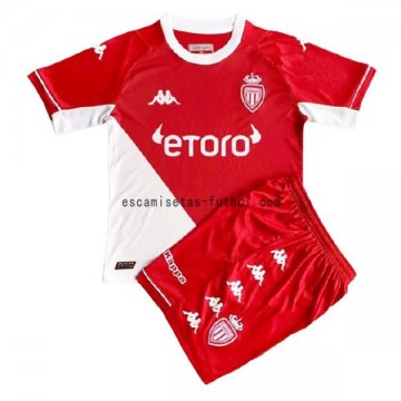 Camiseta del 1ª Equipación Niños AS Monaco 2021/2022