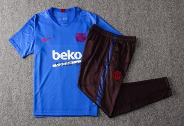 Camiseta de Entrenamiento Conjunto Completo Barcelona 2019/2020 Azul Marron